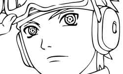 Coloriage d'Obito Uchiwa sur Jeuxdenaruto.com